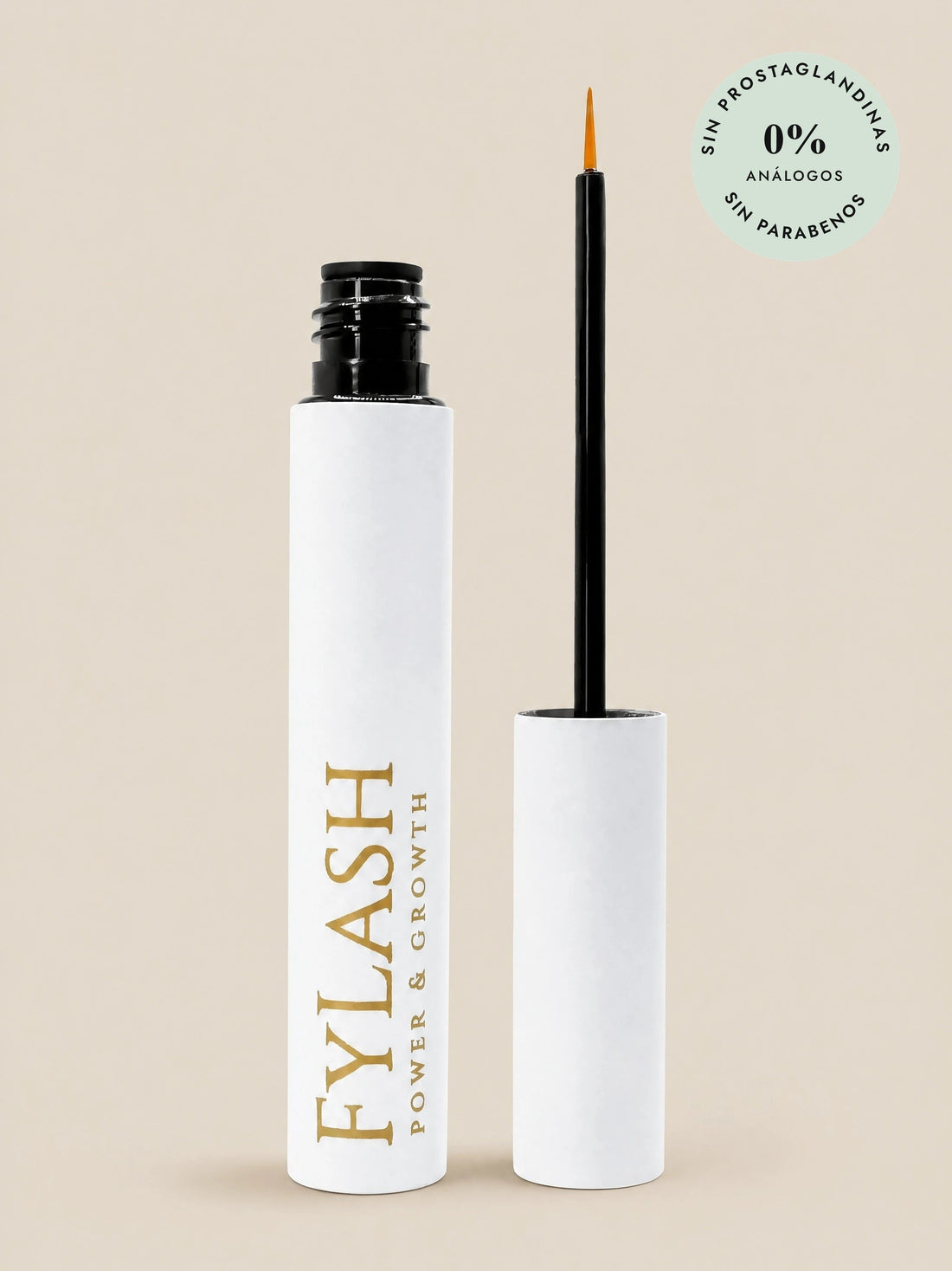 Sérum de pestañas Fylash sin prostaglandinas ni parabenos, 5 ml con aplicador de precisión