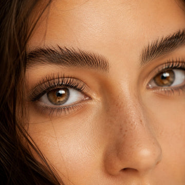 Mirada con pestañas densas y naturales